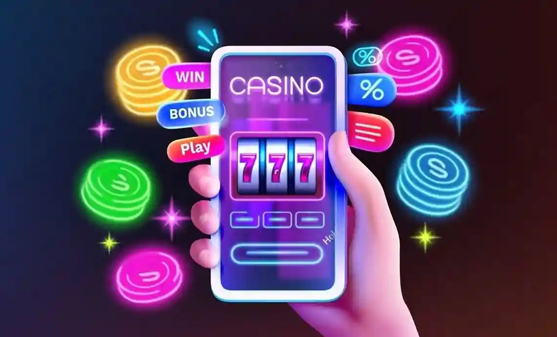 Casino game lobby showing slot and card game categories on lvjili
